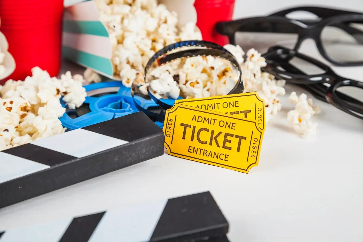 Tickets zwischen Kinosachen